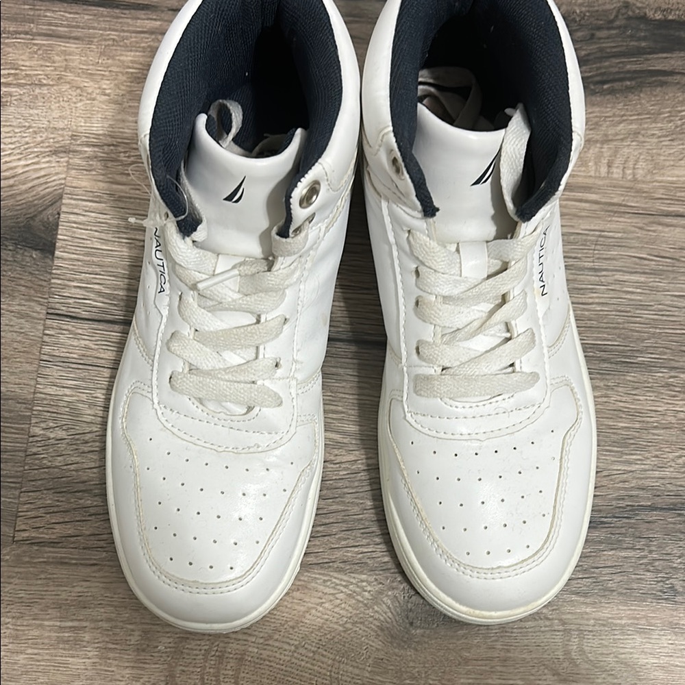 Nautica Men's White High-Top Sneakers